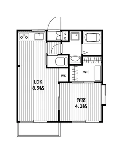 ハイツ西町【2階】の間取り