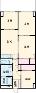 友愛コーポ【8階】の間取り