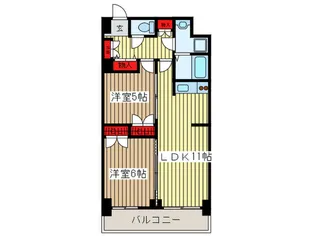 グランドコ-ト三上【2階】の間取り