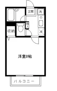 サンライズ船越【2階】の間取り