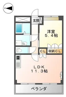 ベルフィオーレ☆住吉【2階】の間取り