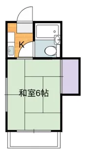 第2もとざかやハイツ【1階】の間取り