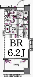 ガーラ・ステーション横浜三ツ沢【2階】の間取り