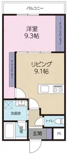 オリーブ今村【1階】の間取り