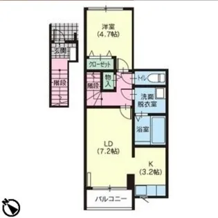 ミヤデュオ【2階】の間取り