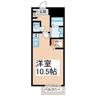 エレイネ須屋【2階】の間取り