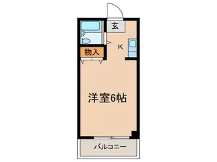 ハイツ稲岡【4階】の間取り