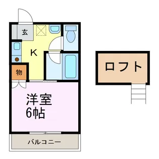 ユニス【2階】の間取り
