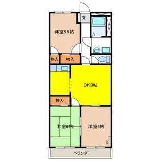 ENJYOII【5階】の間取り