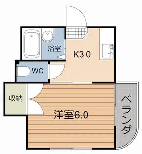 アルルコーポ紫原【3階】の間取り