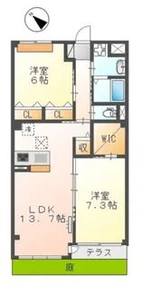 green maison【1階】の間取り