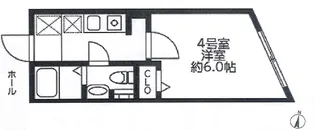 ミレドゥーエ西小山【2階】の間取り