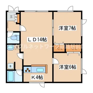 ハーバーシティ浦見 No.12【1階】の間取り
