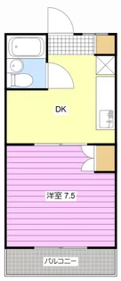 GREEN KOMATSU【2階】の間取り