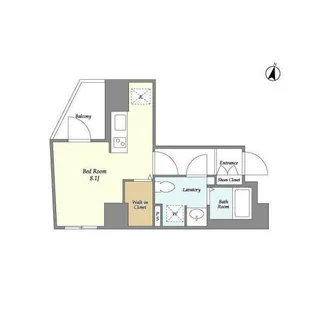 ピュアレジデンス小石川【3階】の間取り