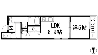 フジパレス池田南3番館【3階】の間取り