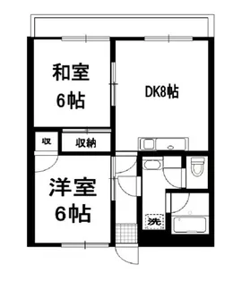 シーガルハイツ藤が沢【2階】の間取り