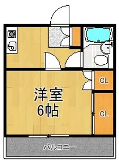 サニーハイツ【2階】の間取り