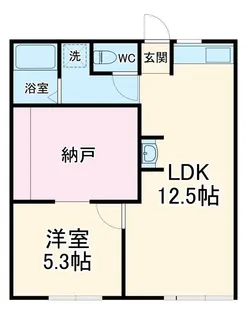 フォーヴル錦【2階】の間取り