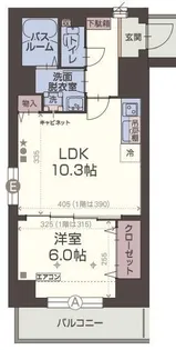 フィラトゥーラ山本被服第一ビル【4階】の間取り