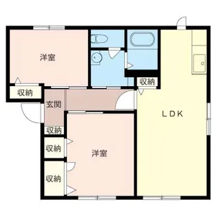 ファミーユSAKURA IV【1階】の間取り