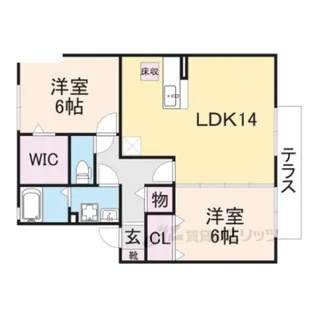 エクセルシャトー【2階】の間取り