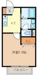 リリーガーデン【2階】の間取り