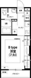 リブリ・美緒【1階】の間取り