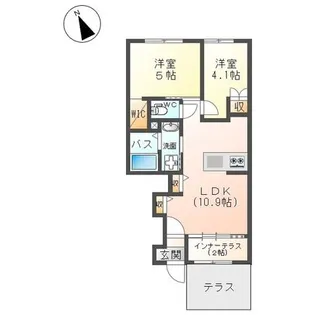 カンタービレ【1階】の間取り