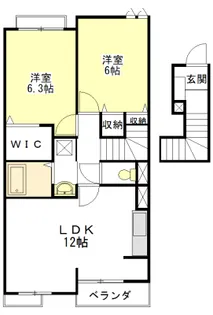 デーア・パラッツォ【2階】の間取り