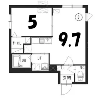 Terrace Hibiki(テラス ヒビキ)【4階】の間取り