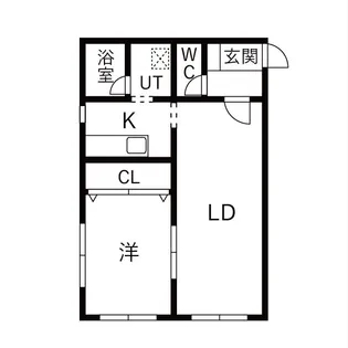 YEBISUマンション【1階】の間取り