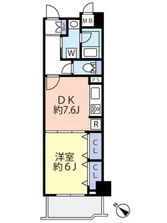 ダイアパレス西巣鴨II【2階】の間取り