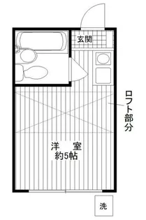 ペアパレス落合【2階】の間取り