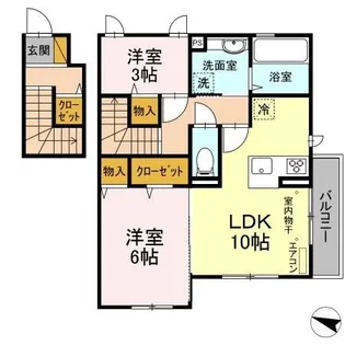 コートヴィラ【2階】の間取り