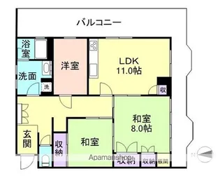 リブラ十番丁【7階】の間取り