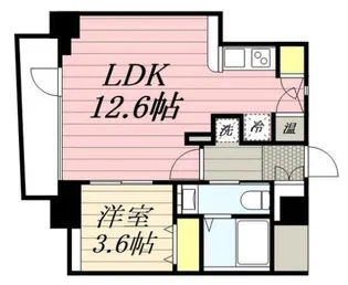 HF八丁堀レジデンスII【13階】の間取り