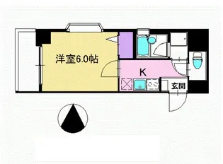 ヴェルデムーロ【6階】の間取り