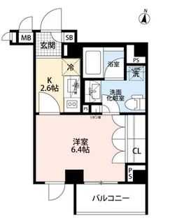 アクシア西荻窪【2階】の間取り