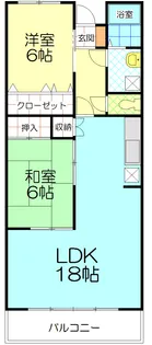 グリーンヒル【1階】の間取り