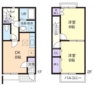 COMFORT YAMAHISA Bの間取り