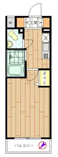 アリーチェ高田馬場【1階】の間取り