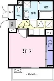 プリエールII【1階】の間取り
