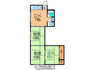 タカシハイツの間取り