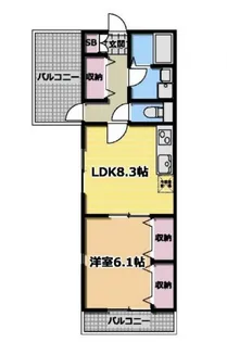 Royal HIROI【3階】の間取り