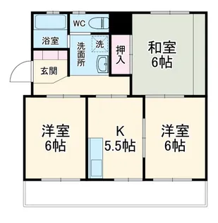 嘉悦マンション【2階】の間取り