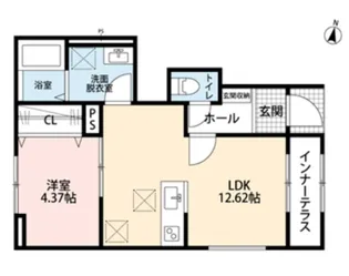 リーブルファイン練馬西大泉II【1階】の間取り