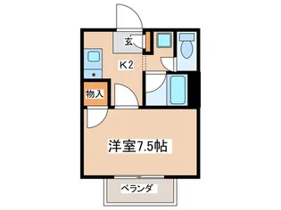 プラーナ湘南【1階】の間取り
