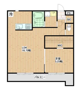 シェルコア【1階】の間取り