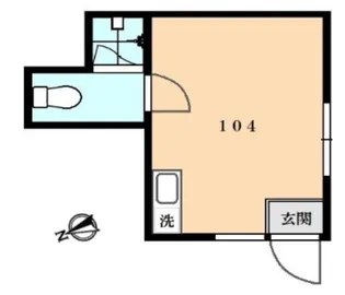 荻窪三丁目コーポラス【1階】の間取り